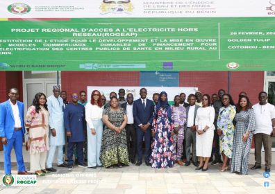 Restitution of the Business Model for the Electrification of Public Institutions (Education and Health) in Benin: presentation of the results of the feasibility studies by ROGEAP.